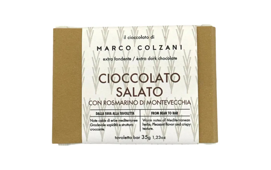 Chocolat salé au romarin de Montevecchia - Marco Colzani Bar 35 gr