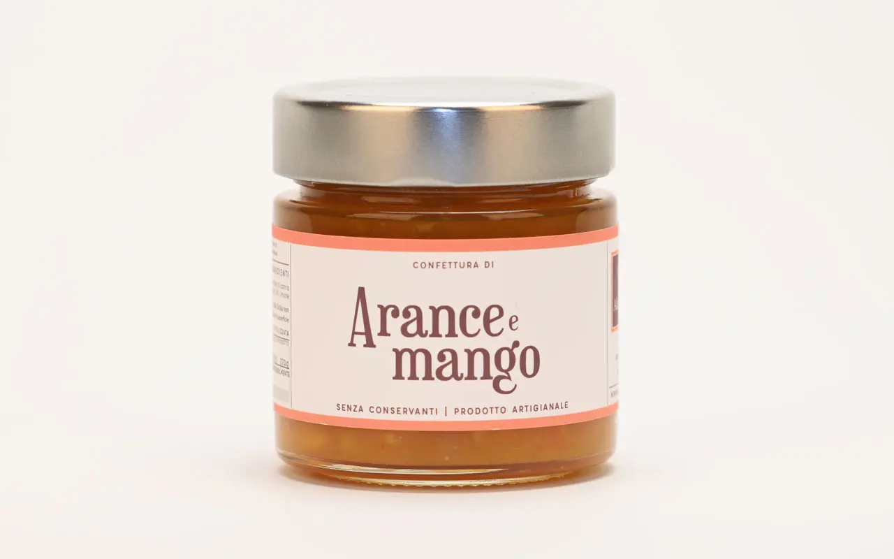 Confiture d’orange et de mangue - Alessio Brusadin, pack 270 grammes
