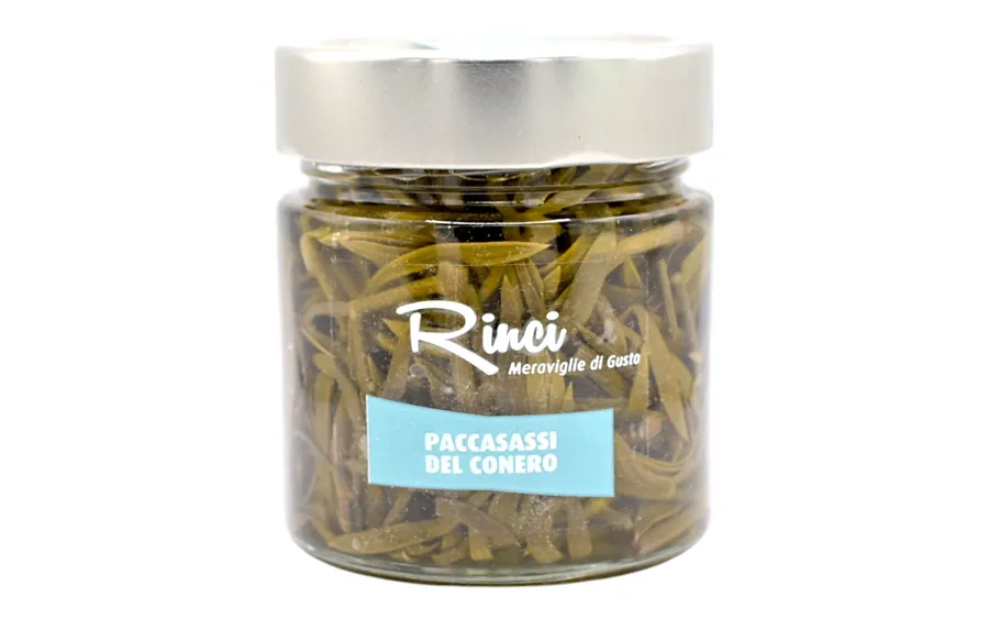 Conero Paccasassi dans l'huile EVO - Rinci, paquet de 200 g.