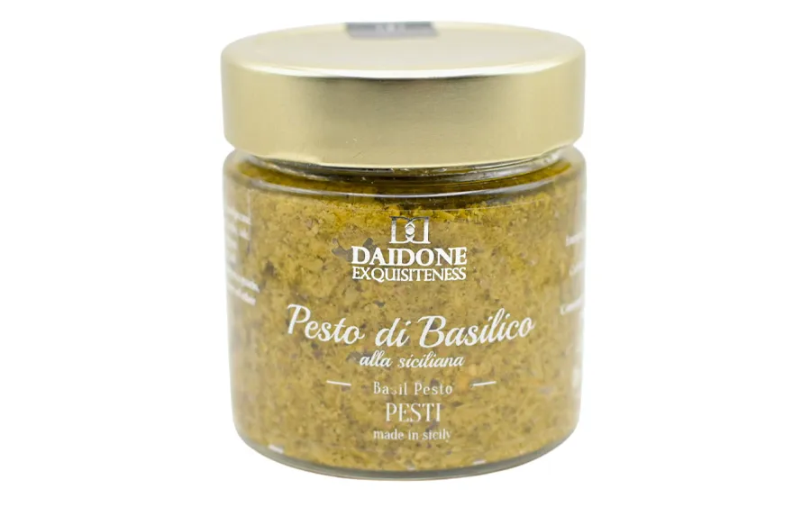 Recette sicilienne au pesto de basilic - Pack gourmandise Daidone. 200 gr