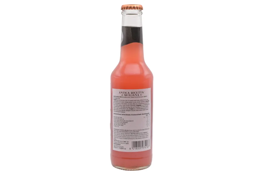 Jus d'orange sanguine sans sucre - Polara, bouteille de 275 ml