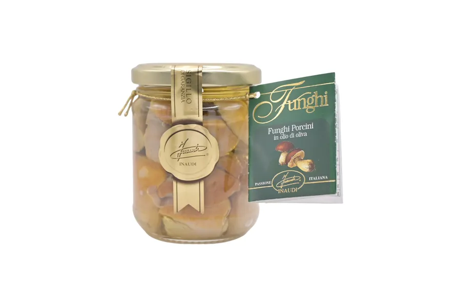 Cèpes à l'huile - Inaudi, paquet de 180 g