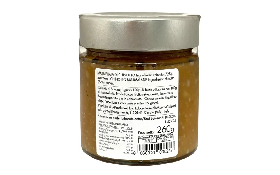 Confiture de Chinotto ligure de Marco Colzani