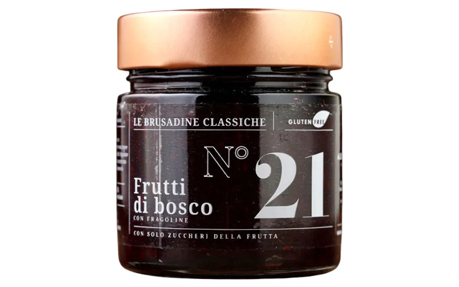 Compote sans sucre aux fruits des bois et fraises - Alessio Brusadin conf. 270g