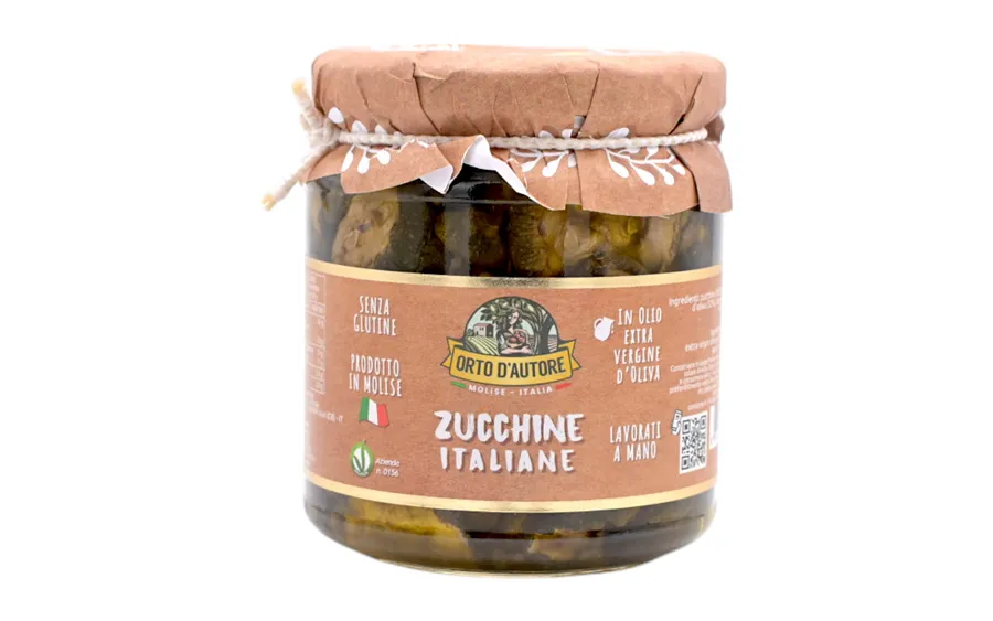 Courgettes à l'huile - Orto d'Autore, paquet 280g