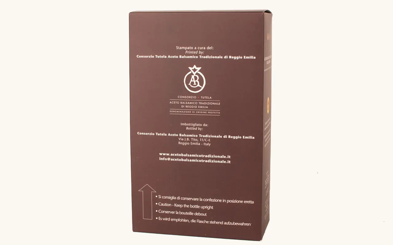 Vinaigre balsamique traditionnel de Reggio Emilia DOP cachet d’or conf. 100 ml