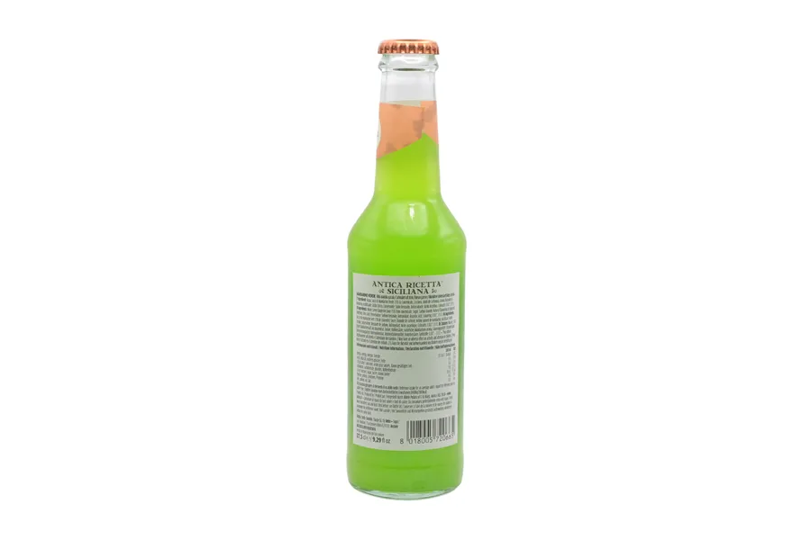 Boisson gazeuse à la mandarine verte de Sicile - Polara, bouteille de 275 ml