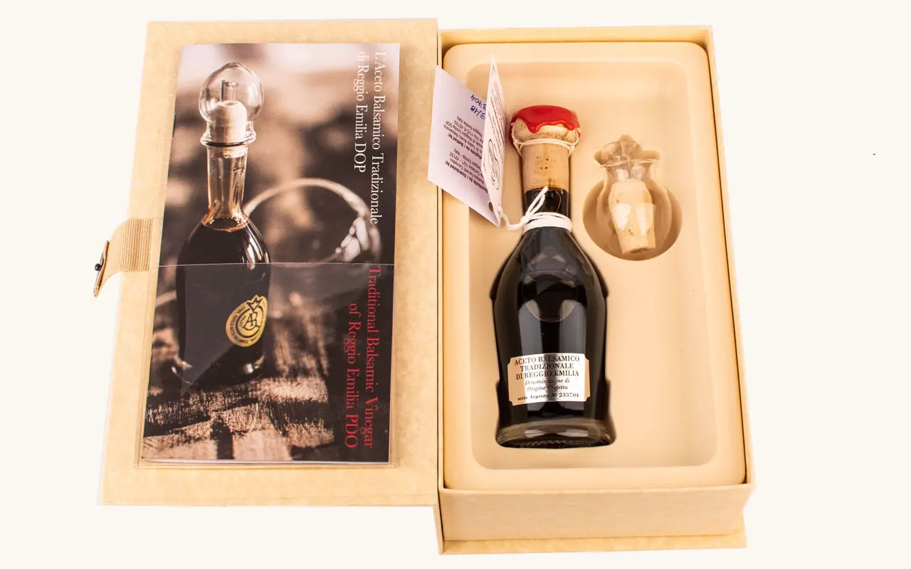 Vinaigre balsamique traditionnel de Reggio Emilia DOP timbre argenté conf. 100 ml