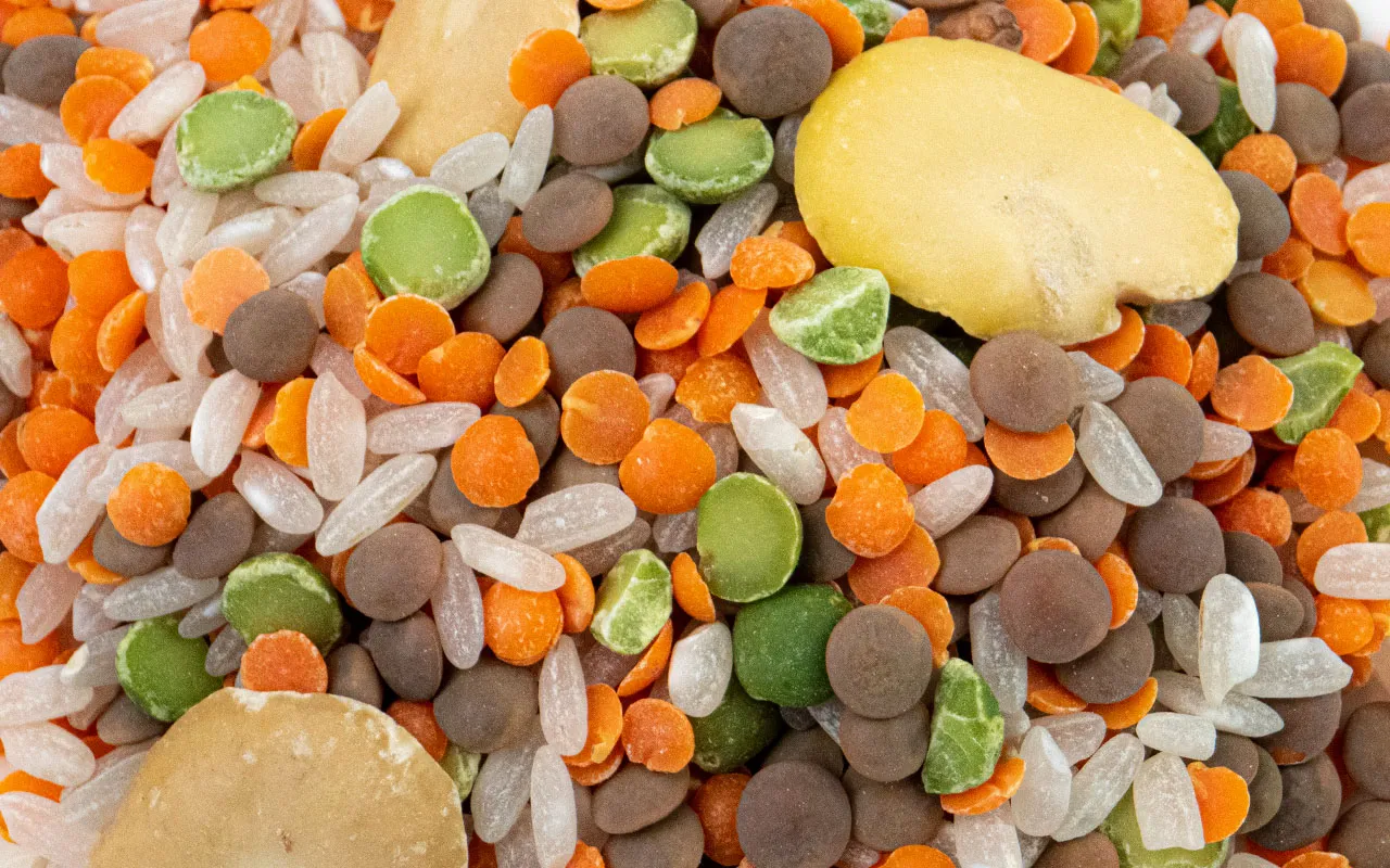 Soupe de légumineuses bio avec riz - Feudi del riccio, pack. 400 gr.