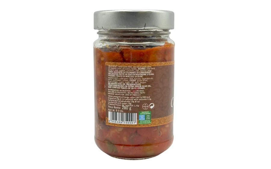 Caponata d'aubergines - Don Vito, paquet de 280g