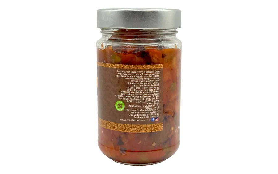 Caponata d'aubergines - Don Vito, paquet de 280g