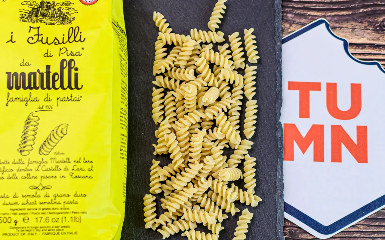 Fusilli di Pisa Martelli Pâtes italiennes de blé dur - Pastificio Martelli, pack 500 gr