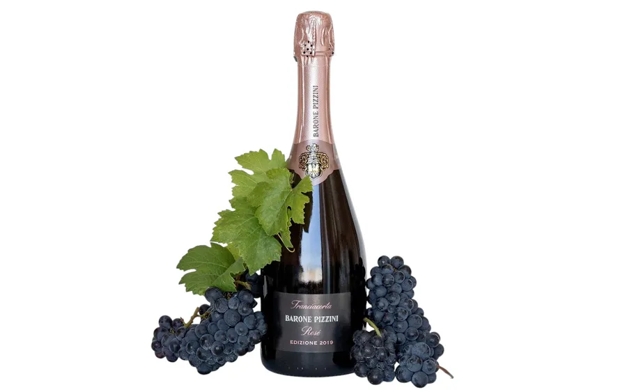 Rosè Franciacorta extrabrut millésimé DOCG Bio vol. 12% - Barone Pizzini, bouteille de 750 ml