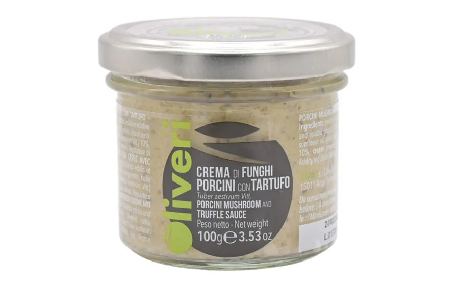 Crème de cèpes et de truffe - Oliveri, paquet de 100 g.