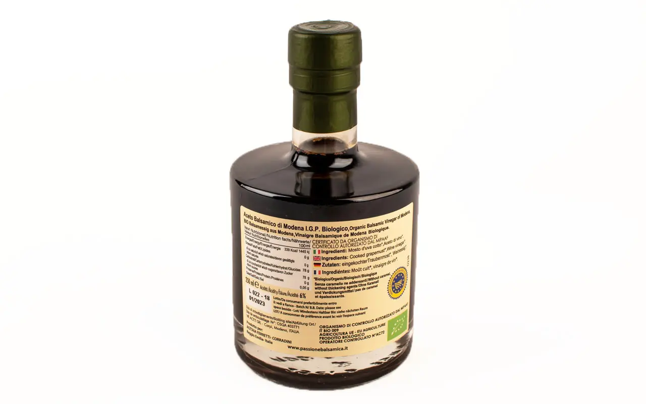 Vinaigre Balsamique Bio de Modène