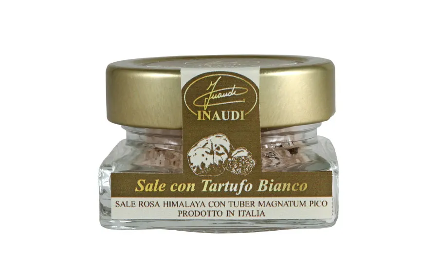 Sel rose à la truffe blanche - Inaudi, paquet de 30 g