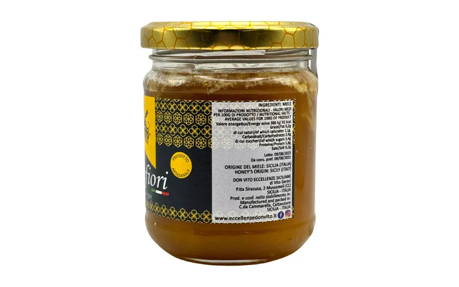 Miel de fleurs sauvages - Don Vito, sachet de 250 g
