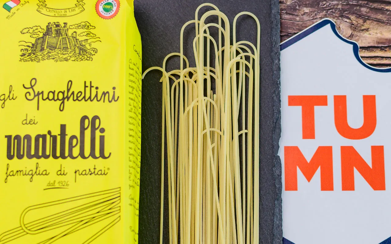 Spaghettini Martelli de blé dur italien - Pastificio Martelli, paquet de 500 gr