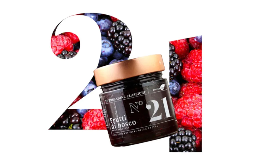 Compote sans sucre aux baies et fraises - Alessio Brusadin conf. 270g