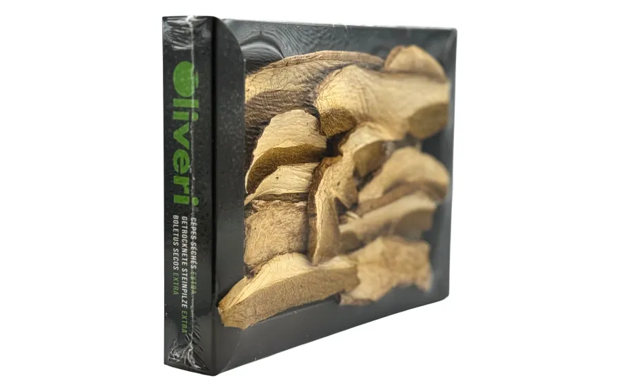 Cèpes séchés, qualité extra - Oliveri, paquet de 40 g