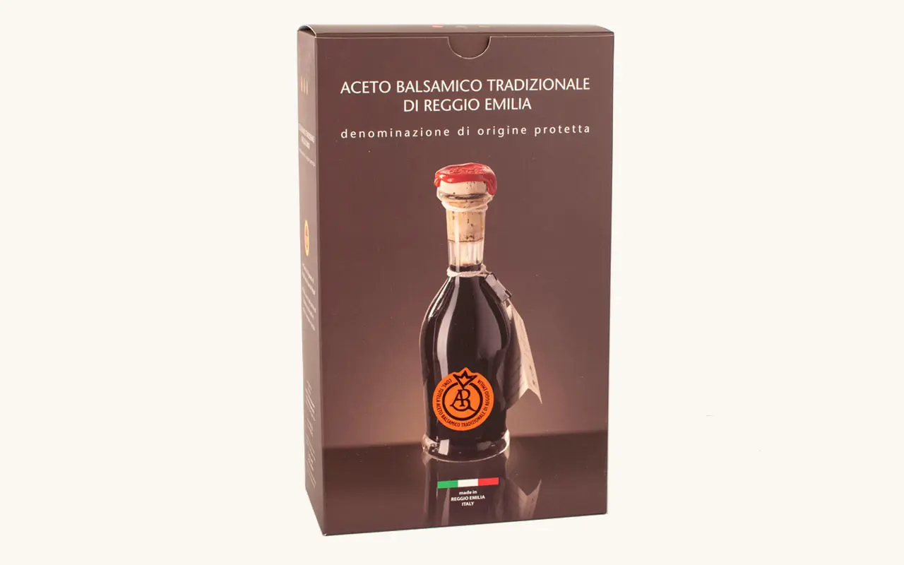Vinaigre balsamique traditionnel DOP de Reggio Emilia Timbre de homard - Acetaia Ferretti Corradini, pack 100 ml