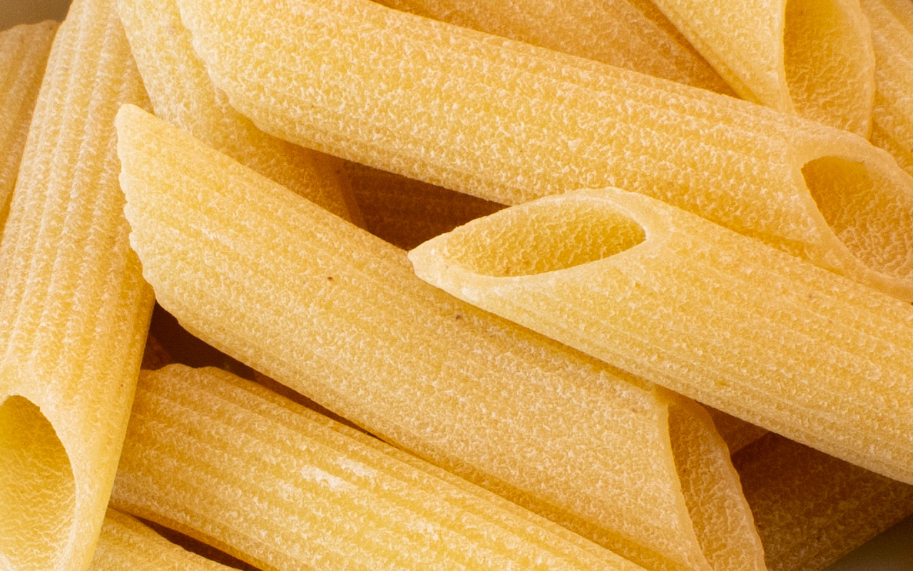 Pâtes artisanales penne rigate khorasan bio grain - SANTACANDIDA®, paquet de 500 gr