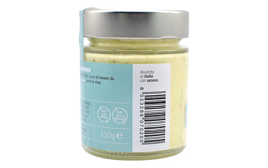 Mayonnaise et Paccasassi - Rinci, paquet de 130 g.