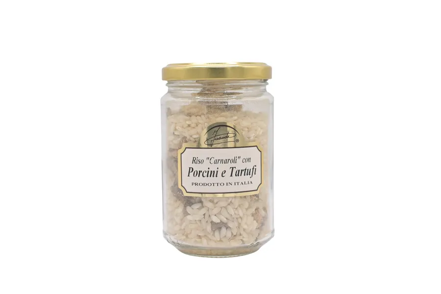 Riz Carnaroli aux cèpes et truffes - Inaudi, paquet de 200 g