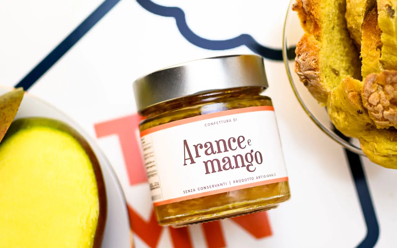 Confiture d’orange et de mangue - Alessio Brusadin, pack 270 grammes