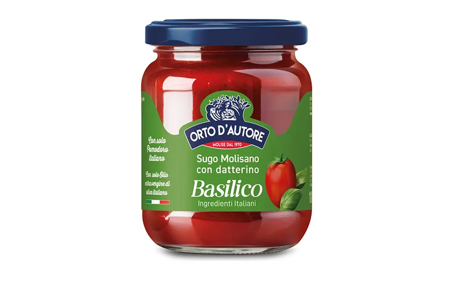 Sauce Tomate Basilic - Orto d'Autore, paquet 180g
