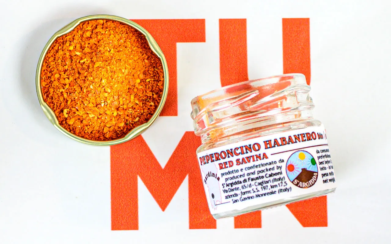 Piment Habanero Red Savina BIO - S'argidda, paquet de 5 grammes