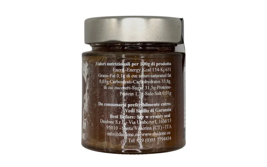 Confiture d'oignons - Pack gourmandise Daidone. 160 gr