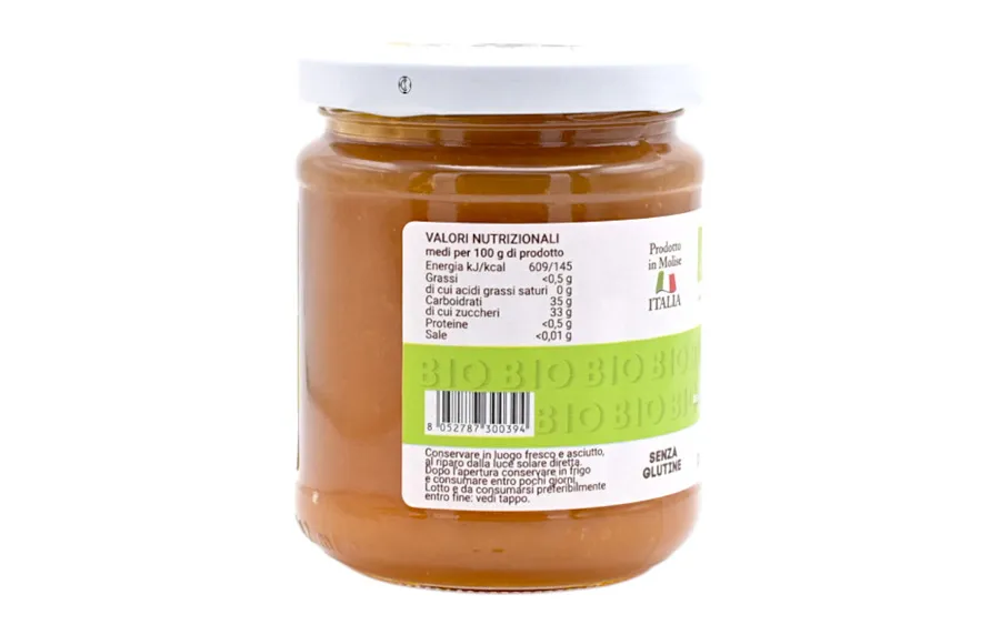 Compote d'Abricots Italienne Bio - Orto d'Autore, paquet 230g