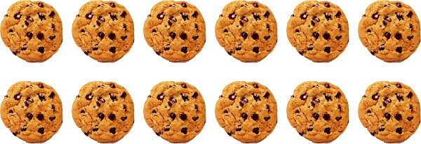 12 cookies