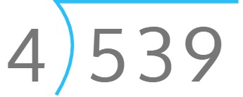 539 ÷ 4