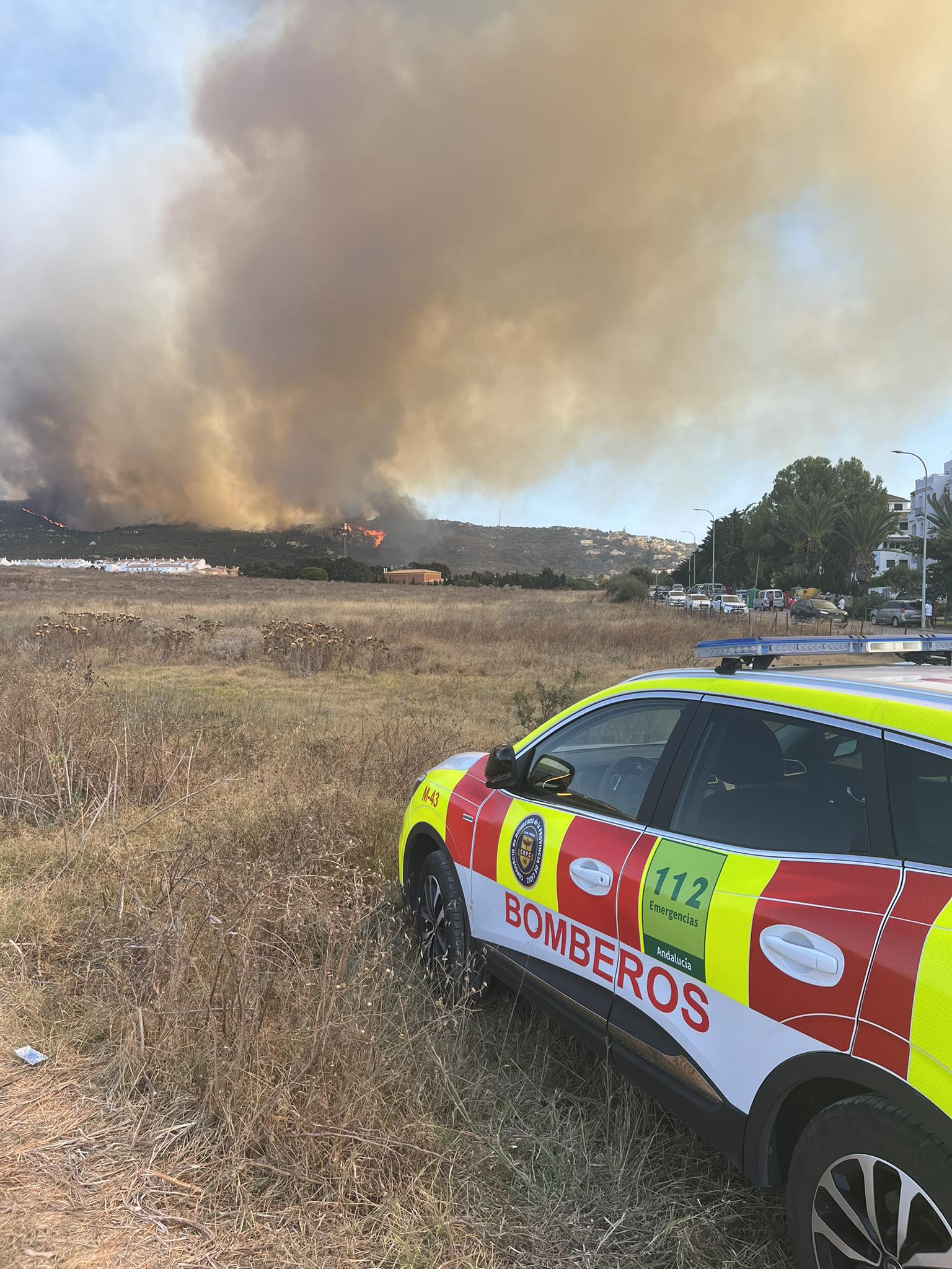 Restablecida la normalidad tras el incendio en Atlanterra