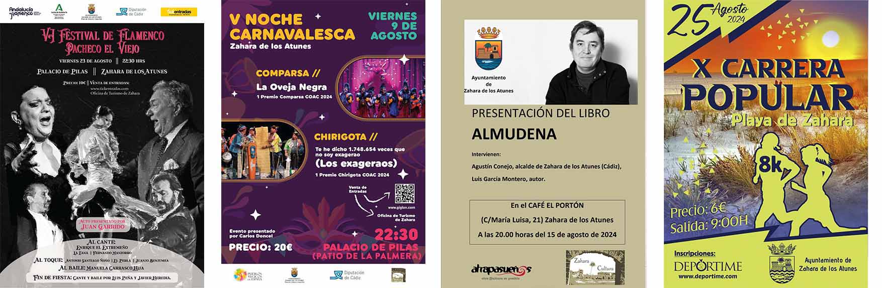 Flamenco, humor, literatura y deporte para disfrutar del agosto zahareño
