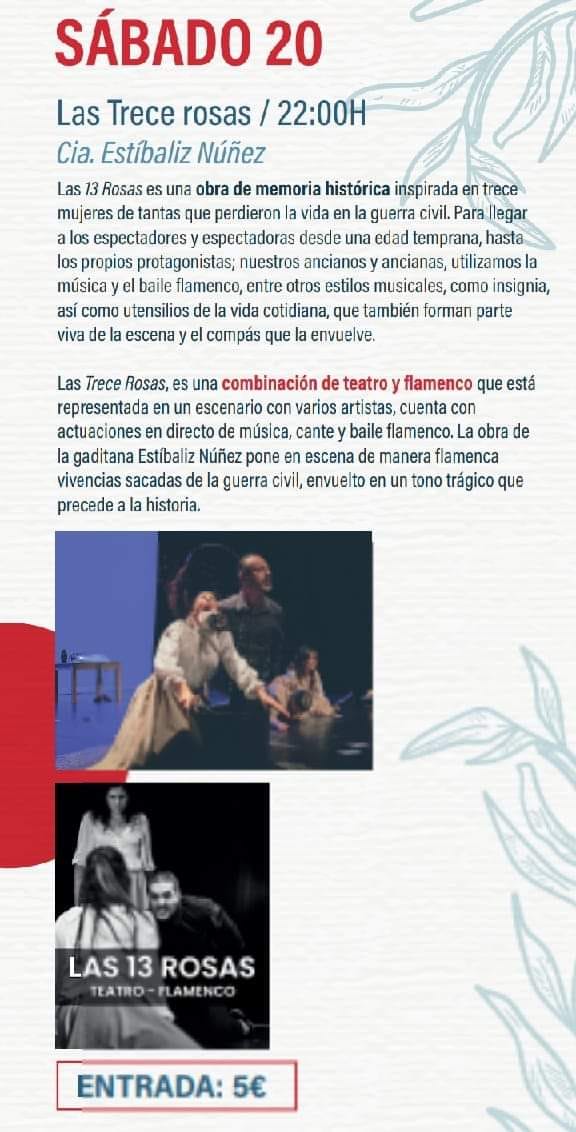 Las 13 rosas (IV Festival de Teatro)