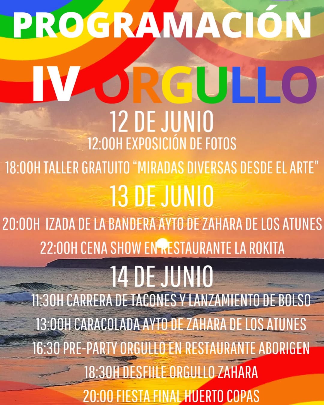 IV EDICIÓN ORGULLO ZAHARA 2025