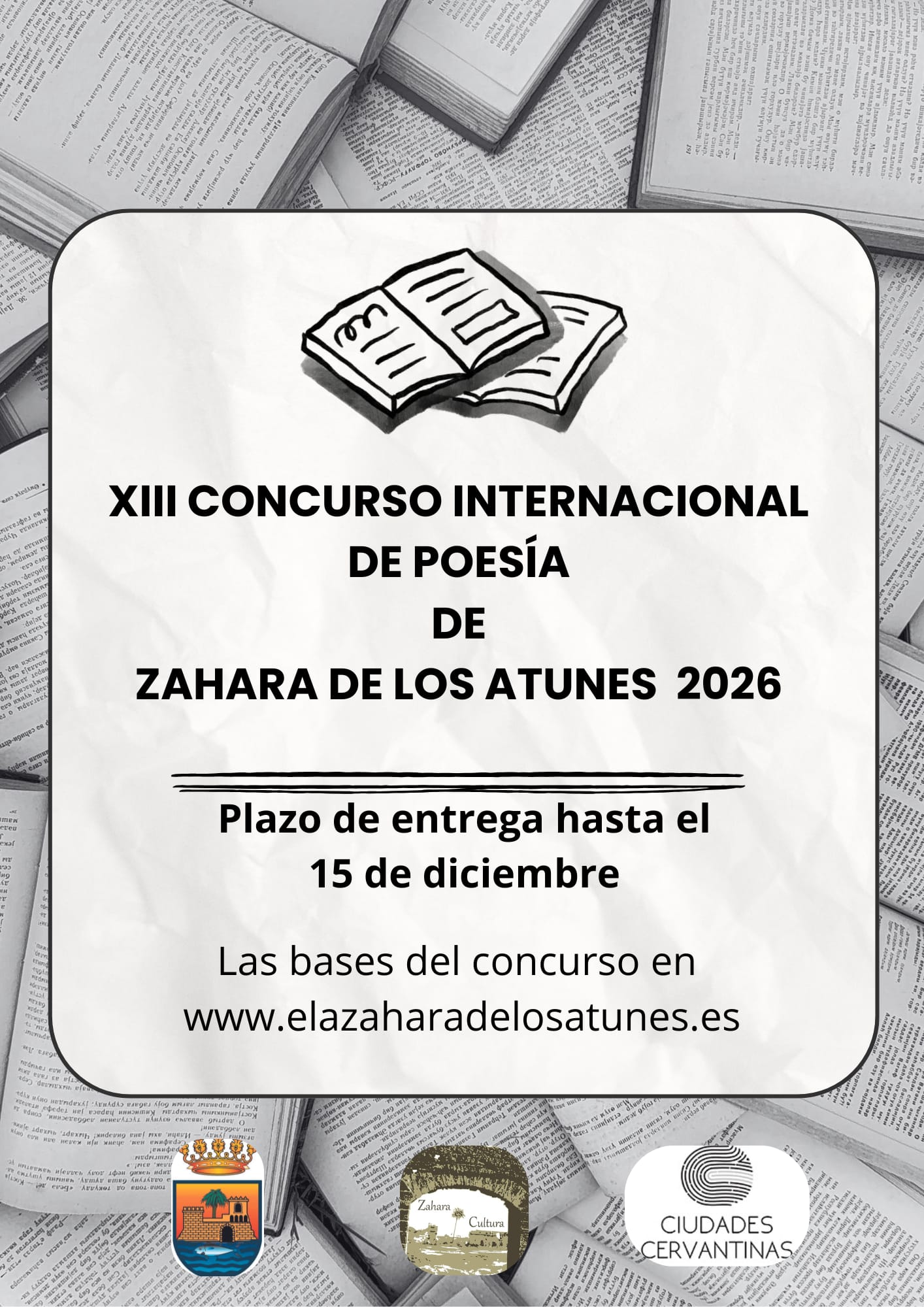 XIII CONCURSO INTERNACIONAL DE POESÍA DE ZAHARA DE LOS ATUNES