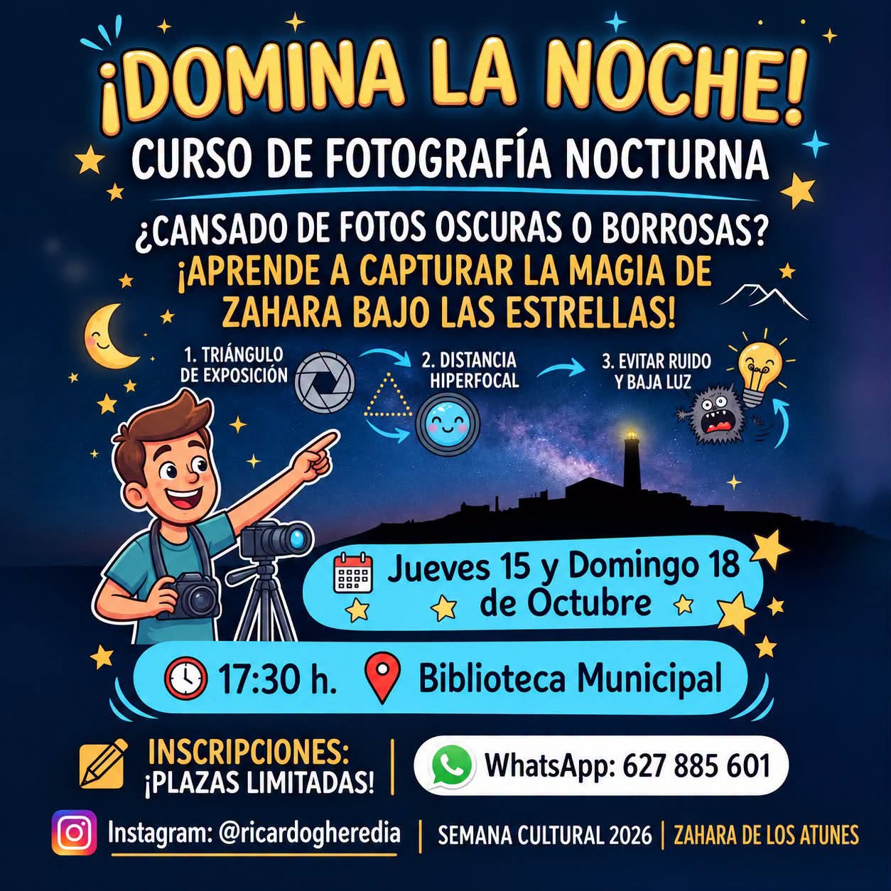 CURSO FOTOGRAFÍA NOCTURNA [SEMANA CULTURAL]