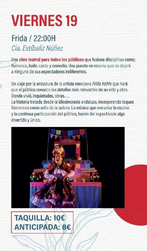 FRIDA (IV Festival de Teatro)