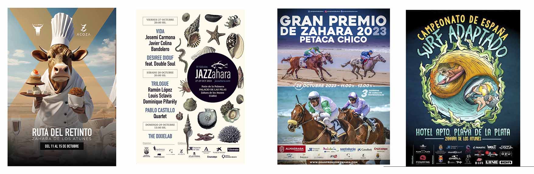 Octubre en Zahara: gastronomía, jazz, deporte y cultura