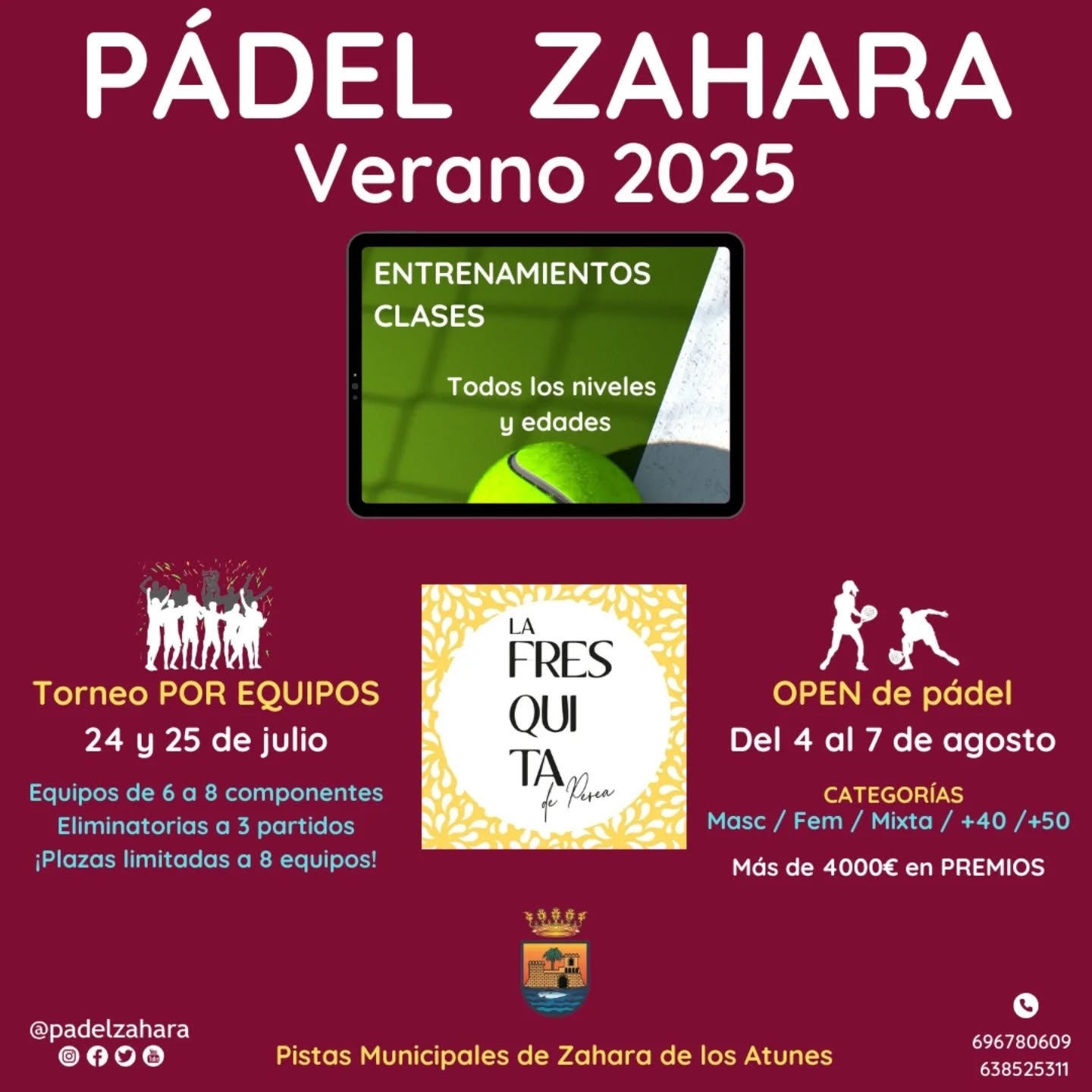 TORNEO PADEL ZAHARA 2025