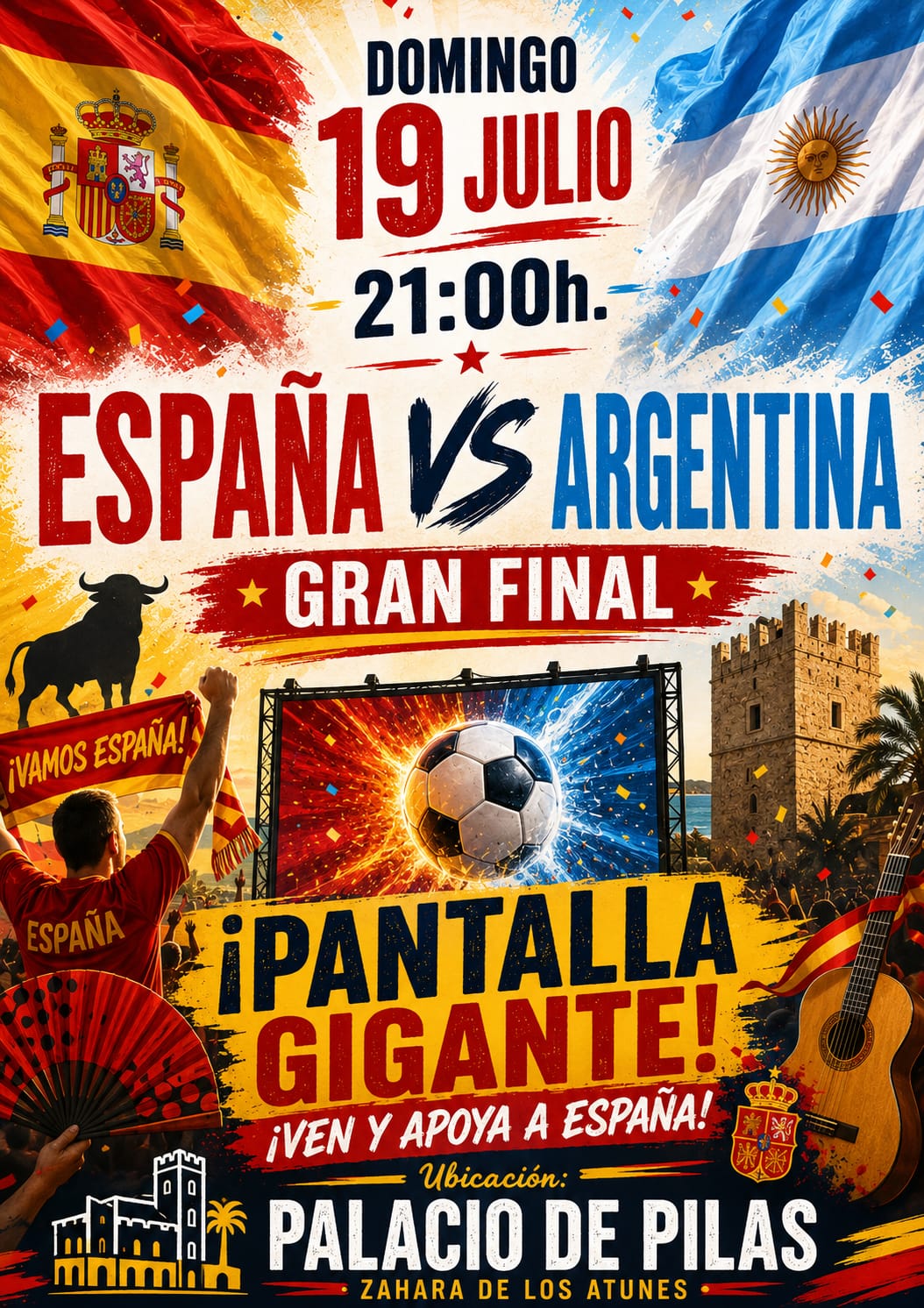 FINAL MUNDIAL PANTALLA GIGANTE