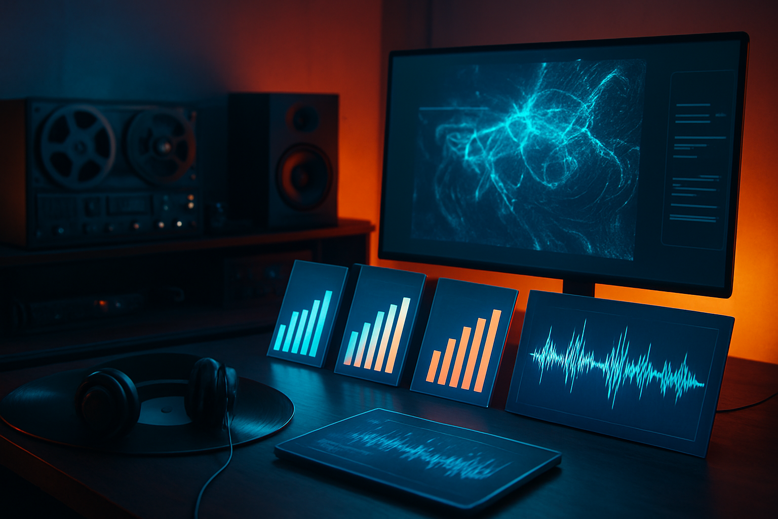 Avustralya, üretken yapay zekâ ile yapılan şarkıları resmî müzik listelerinden - AI ile oluşturulmuş görsel Avustralya, üretken yapay zekâ ile yapılan şarkıları resmî müzik listelerinden