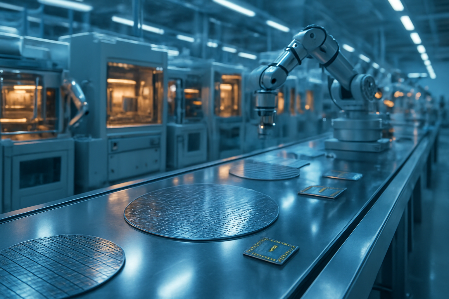 TSMC’nin satışları yüzde 45 arttı: AI çip talebi hız kesmiyor - AI ile oluşturulmuş görsel TSMC’nin satışları yüzde 45 arttı: AI çip talebi hız kesmiyor