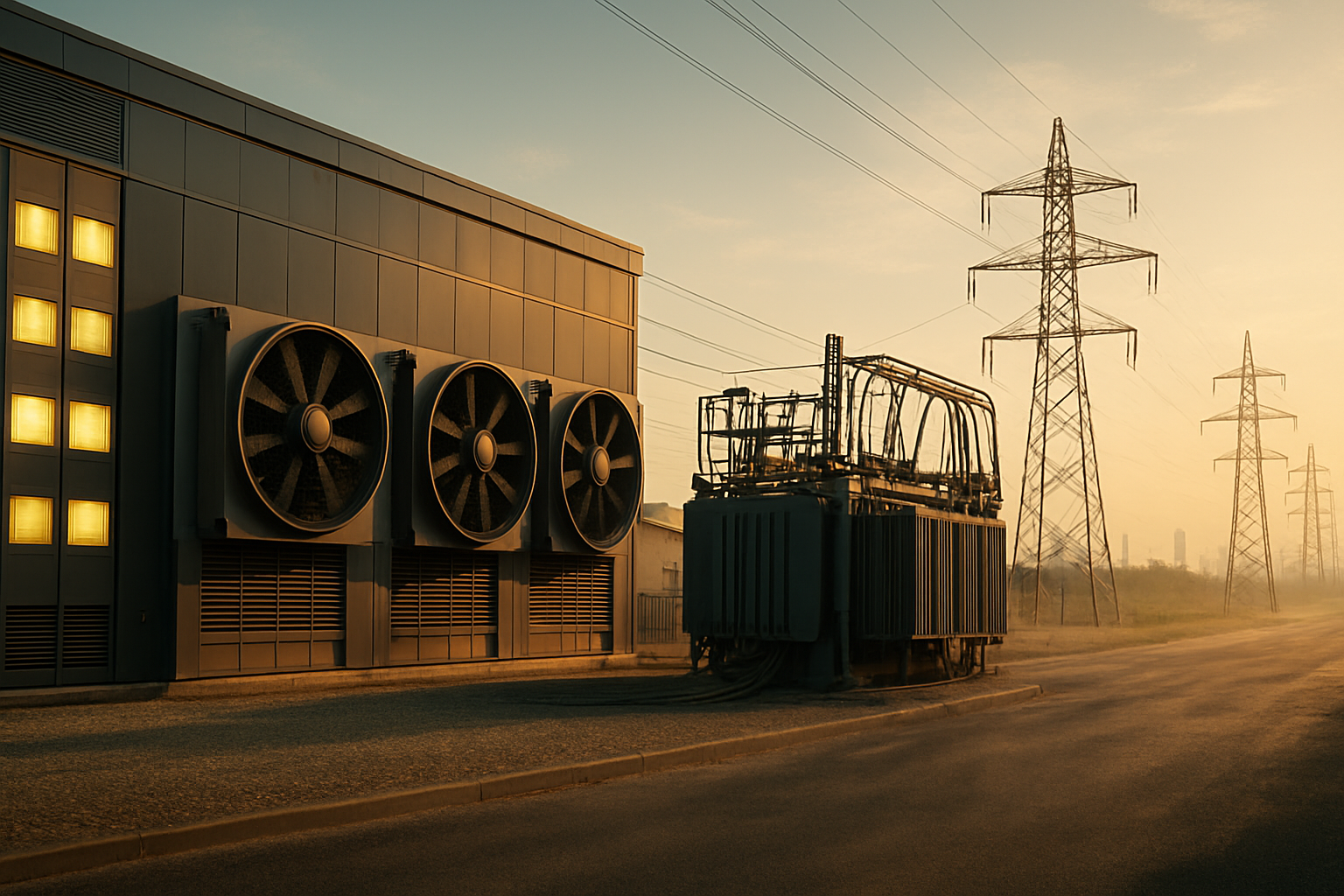 Yapay zekânın dalgalı elektrik ihtiyacı, enerji şebekelerini zorlamaya başladı - AI ile oluşturulmuş görsel Yapay zekânın dalgalı elektrik ihtiyacı, enerji şebekelerini zorlamaya başladı