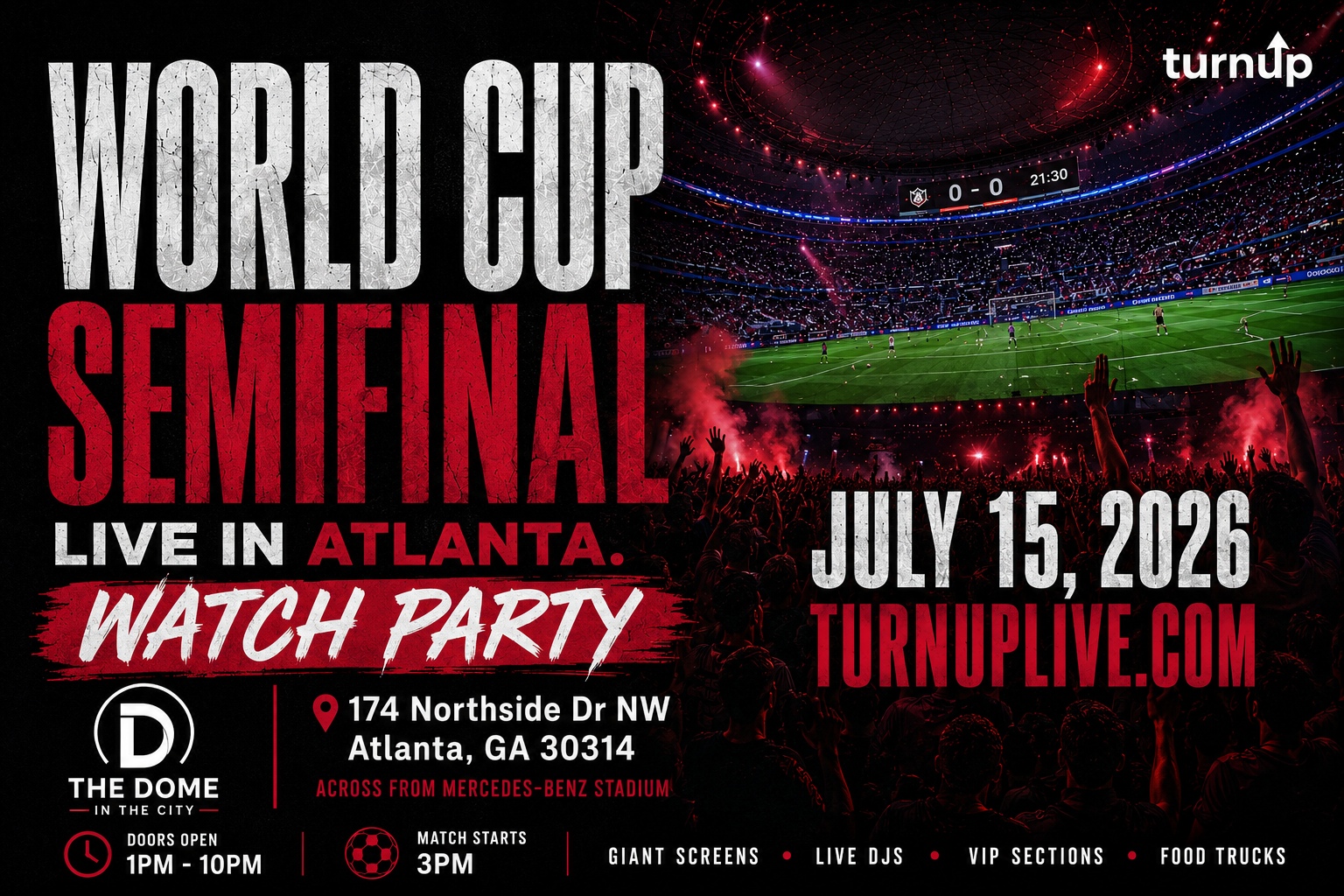 World Cup Semi Final | Live at the Dome