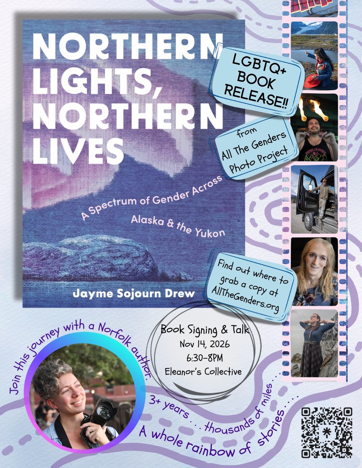 Book Launch and Author Talk for Northern Lights, Northen Lives